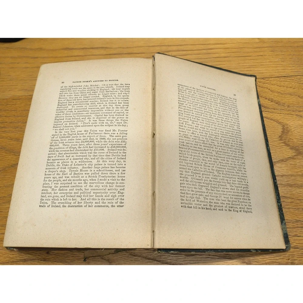 Father Burke's Lectures and Sermons 1872‎ By Very Rev Thomas N Burke RARE